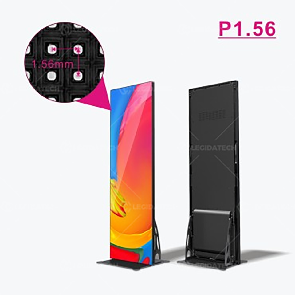 03 Póster LED para comercio minorista, hostelería y señalización digital de alto brillo